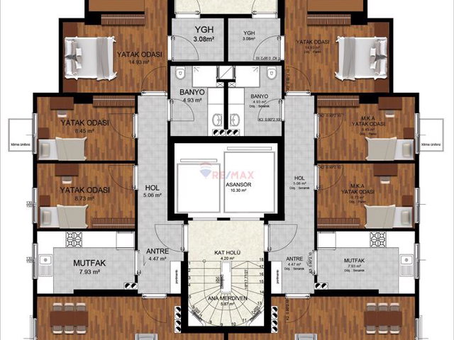 GÖZTEPE PRF. CEVAT MEMDÜH  ALTAR  SOKAKTA 3+1 88 M2 NET SATILIK DAİRE