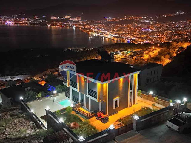 DİDİM AKBÜK’TE PANORAMİK DENİZ MANZARALI SIFIR LÜKS VİLLA!