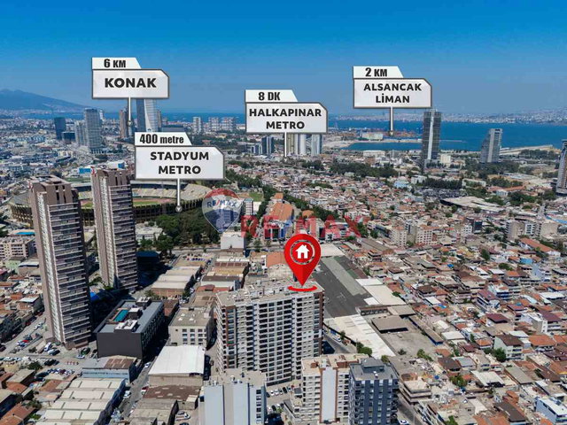 BORNOVA ÇAMDIBI BUZCULAR SITESI'NDE SATILIK 3+1 DAIRE