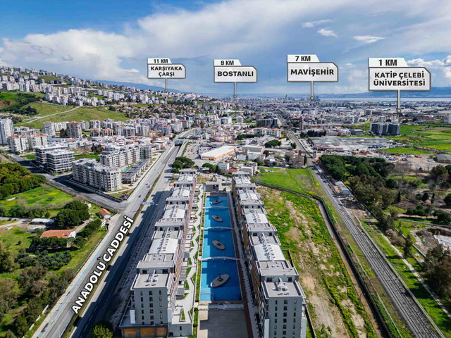 ÇIĞLI BALATÇIK MYWAY WINS BLUE TERASLI SATILIK 1+1 DAİRE