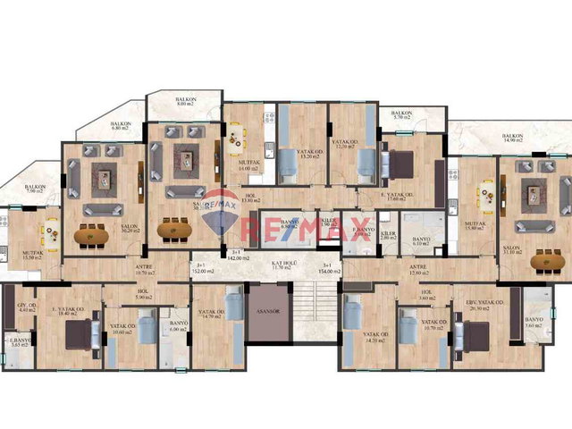 YALI MAHALLESİ’NDE DENİZ VE DOĞA MANZARALI 3+1 ARAKAT DAİRE – YIL SONU TESLİM