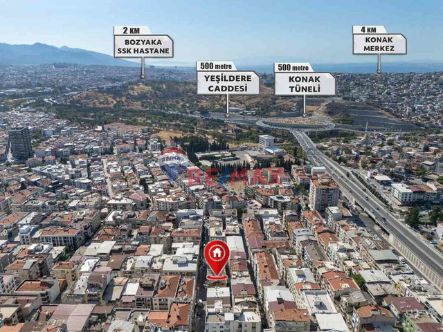 BUCA LALELI MAHALLESI'NDE ŞEHIR MANZARALI SATILIK 2+1 DAIRE