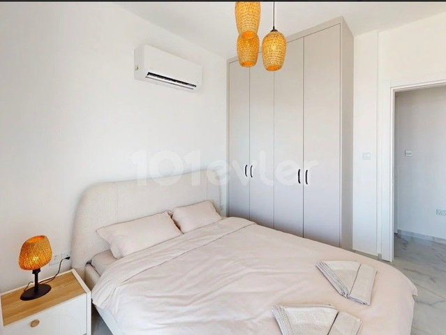 SATILIK SIFIR 1+1 – MÜSTAKIL TADINDA, MODERN VE BAHÇELI DAIRE, HAVUZLU SITE ICERISINDE, VADELI Ö