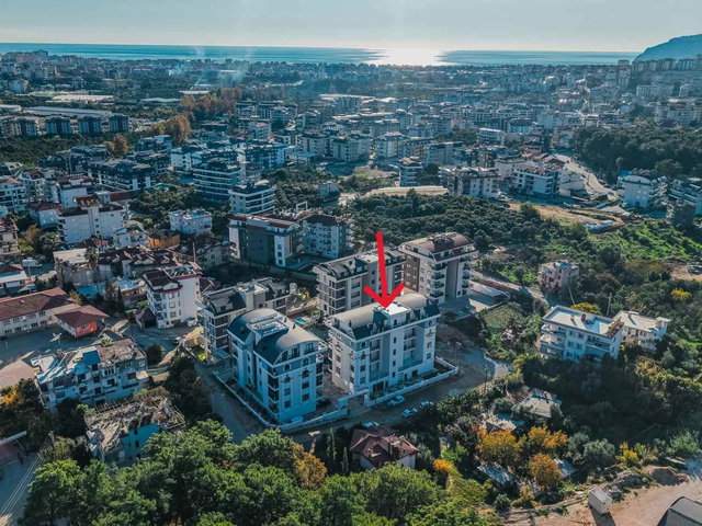 ALANYA OBA DA 1+1 EŞYASIZ YENI BINA İSKANLI SATILIK DAİRE