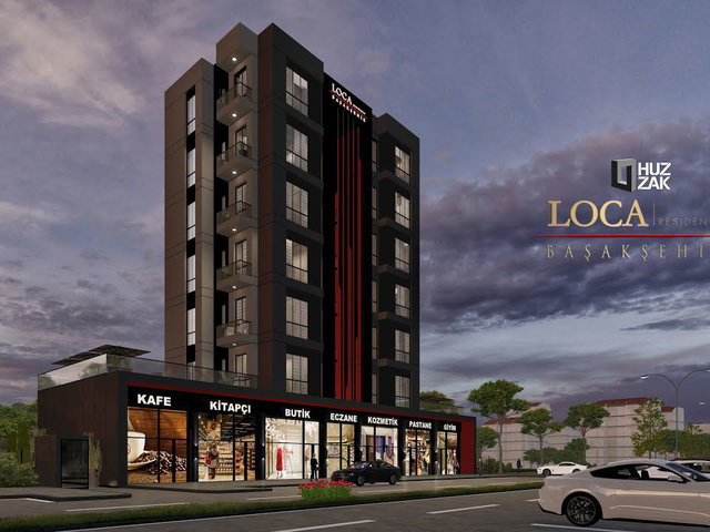 BAŞAKŞEHİR HUZZAK LOCA REZİDANSTA SIFIR 2+1 SATILIK DAİRE