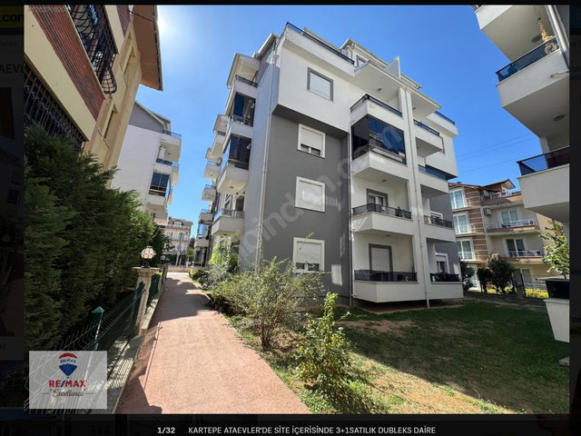 KARTEPE ATAEVLER'DE SİTE İÇERİSİNDE 3+1SATILIK DUBLEKS DAİRE