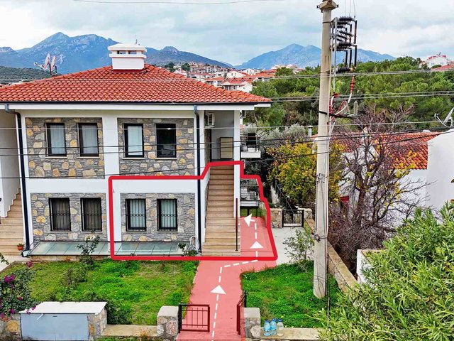 DATÇA MERKEZ'DE BAHÇE KATI | MODERN TASARIMLI SATILIK 1+1 DAİRE