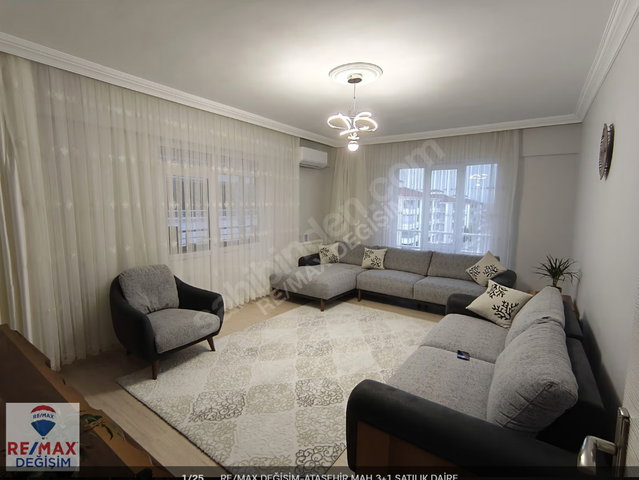 RE/MAX DEĞİŞİM-ATAŞEHİR MAH.3+1 SATILIK DAİRE