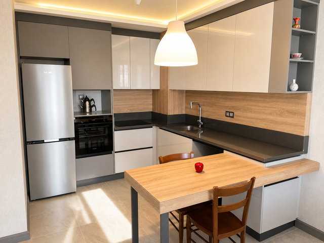 LÜKS RESIDANSDA SATILIK EŞYALI 1+1 DAIRE/OFİS