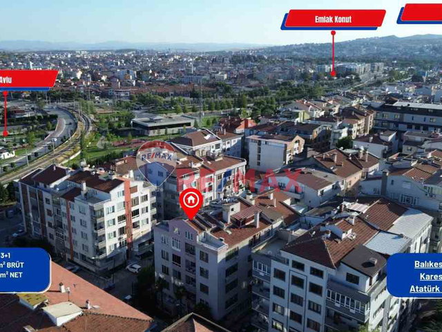 REMAX MİD -52 EVLER'DE SATILIK 2+1 DAİRE