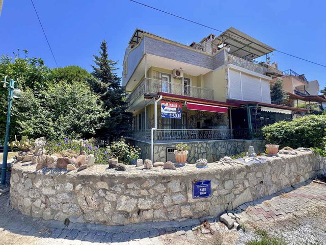 SOĞUCAK DAĞCILAR SITESINDE KÖŞEBAŞI DENIZ MANZARALI 3+1 VILLA