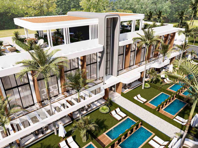 KIBRIS İSKELE’DE YATAY MIMARININ ZIRVESI: LA JOYA PERLA II’DE HAVUZLU 2+1 RESORT YAŞAMI!
