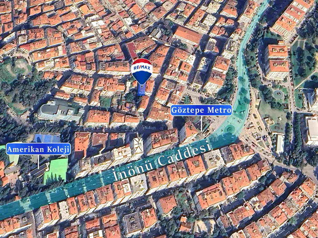 KONAK GÖZTEPE METRO VE AMERIKAN KOLEJI YAKINI SATILIK 2+1 DAIRE  -  ALPER GETE REMAX JOLLY