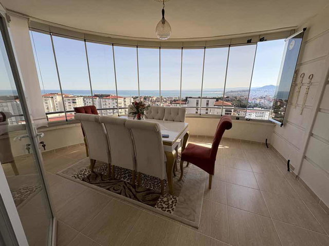 REMAX OĞUZ ‘DAN MUHTEŞEM DENİZ VE ŞEHİR MANZARALI 3+1 DAİRE