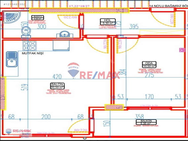 YALOVA MERKEZ GOP. MAH. MİMOZA PARK SİTESİNDE SATILIK 2+1 DAİRE