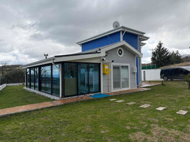 DENİZ VE DOĞA MANZARALI 4+1 PREFABRİK VİLLA