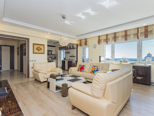 AKSU DA DENİZ MANZARALI 3+1 LÜKS DAİRE