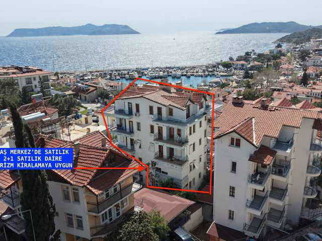 ANTALYA / KAŞ MERKEZ’DE 100 M² 2+1 SATILIK DAİRE!