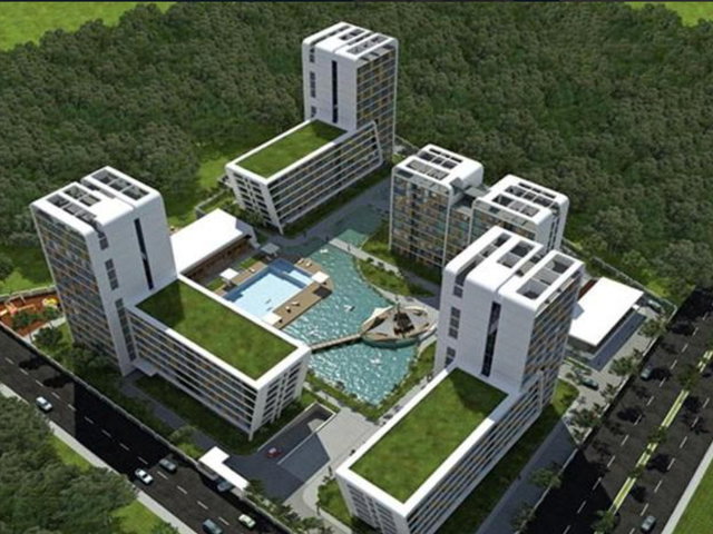 TEKNİK YAPI EVORA PARK SİTESİNDE SATILIK 1+1