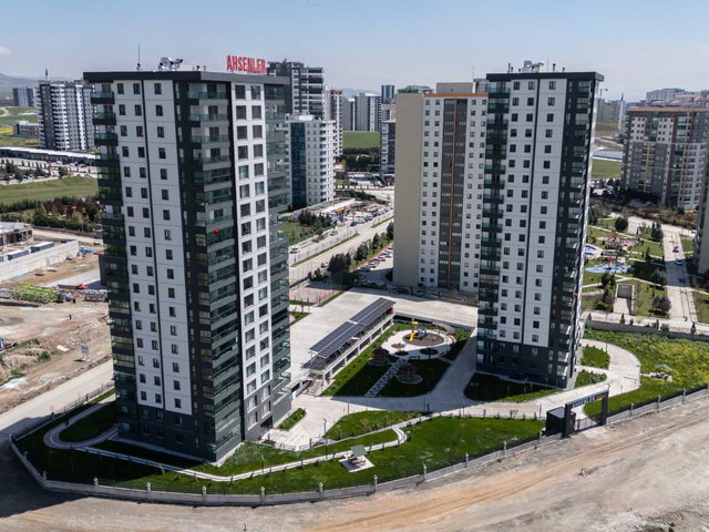 AHSENLER GÖKSU SITESI’NDE ÖNÜ KAPANMAZ ANKARA MANZARALI, 4+1, GENIŞ BALKONLU LÜKS DAIRE