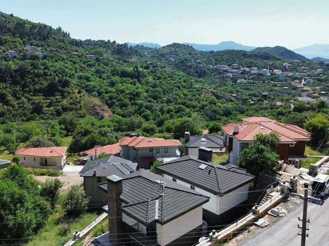 MARMARIS SÖĞÜT’TE DOĞAYLA İÇ İÇE, ÖZEL BAHÇELI 3+1 DUBLEKS VILLA