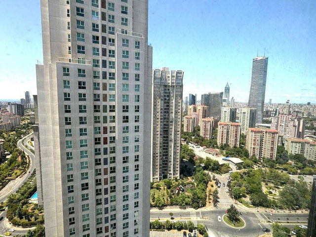 ATAŞEHIR AĞAOĞLU SKY TOWERS´TA EŞYALI 1+1 KIRALIK DAIRE