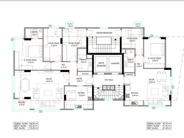 BAĞDAT CADDESİ ALTI, PROJEDEN 2+1 KONUT & İŞ YERİNE UYGUN DAIRE