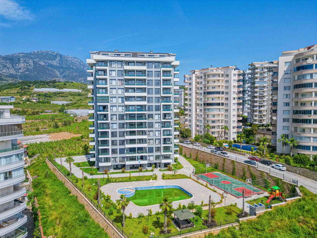 ALANYA MAHMUTLARDA SIFIR 1+1 SATILIK DAİRE