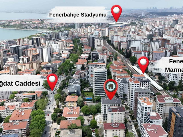MARMARAY VE BAĞDAT CADDESI YANI SIFIR 2+1 / EBEVEYN BANYOLU