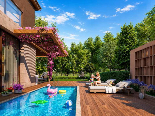 ZEKERİYAKÖY’DE ÖZEL HAVUZLU 5.5+1 LÜKS MÜSTAKİL VİLLA