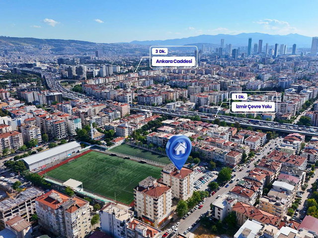 BORNOVA I KAZIMDIRIK MH AŞIK VEYSEL REK. KOMŞU 4+1 BOŞ SATILIK DAIRE