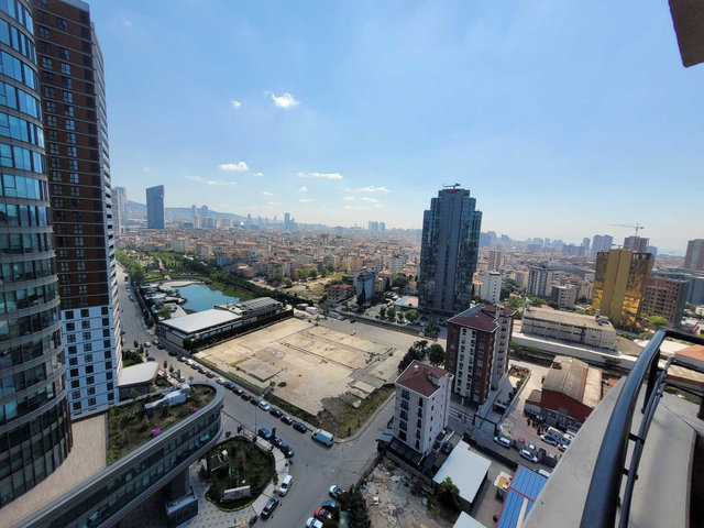 DELUXİA DRAGOS BALKONLU 1+1 73M2 19.KAT KISMI DENİZ MANZARALI
