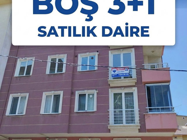 PENDİK GÜZELYALI MERKEZDE KAT İRTİFAKLI BOŞ SATILIK 3+1 DAİRE