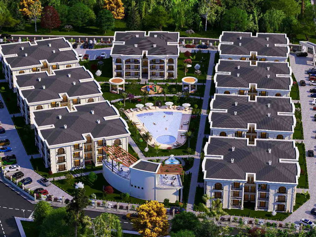 HÜRSOY BAHÇEM PROJESİ HAVUZ MANZARALI 3+1 155 M2 SATILIK DAİRE