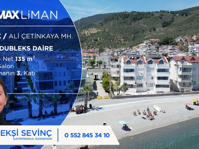 ALTINOLUK İSKELE MAH. DENİZE SIFIR SİTEDE SATILIK DUBLEKS DAİRE