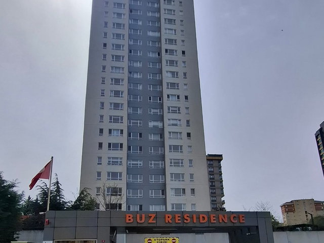 BUZ RESIDENCE'TA DENIZ MANZARALI, 2+1 SATILIK  DAIRE