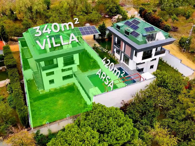 SAKLIBAHÇE KONAKLARI’NDA DENİZ MANZARALI ULTRA LÜKS AKILLI VİLLA