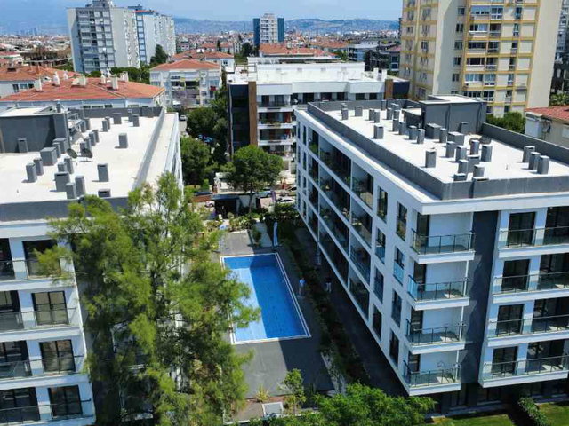 BOSTANLI 1+1  KIRALIK SIFIR DAIRE SITE IÇI TRADEMARK SENSE