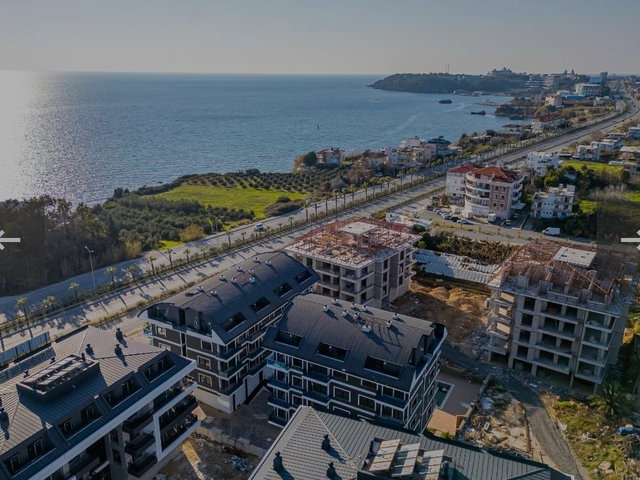 ALANYA OKURCALAR MEVKI DE DENIZE SIFIR SATILIK LÜKS 2+1 DAIRE