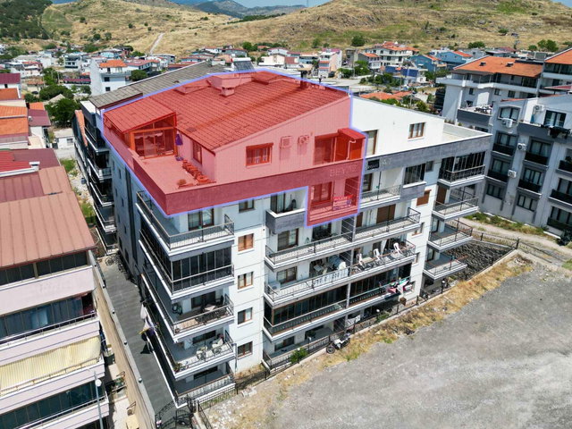 DİKİLİ SALİMBEY MAH. 4+1 SATILIK, EŞSİZ DENİZ MAN. GENİŞ DUBLEX (ARSA TAKASLI)