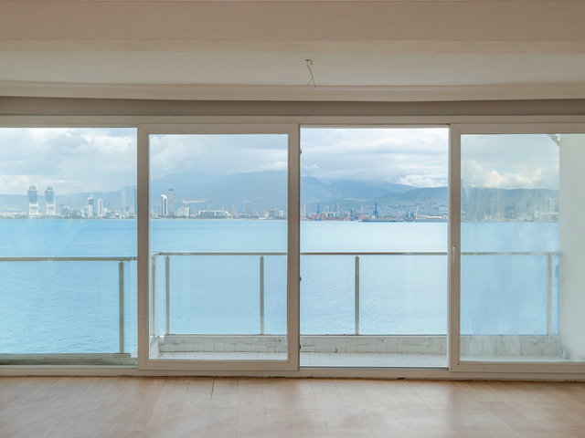ALAYBEY YALI FULL DENİZ MANZARALI KİRALIK DAİRE