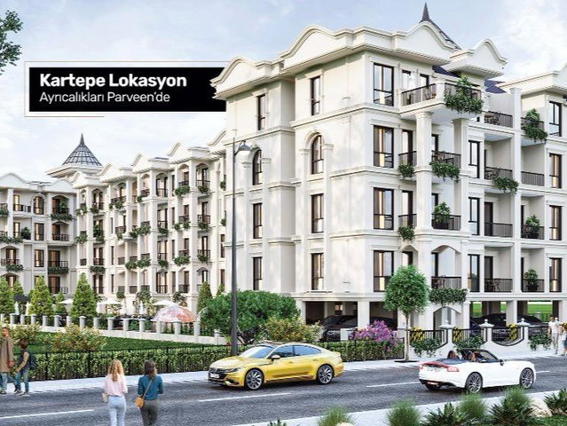 KARTEPE PARVEEN KONAKLARI ÇATI DUBLEKSİ 3+1 SATILIK DAİRE