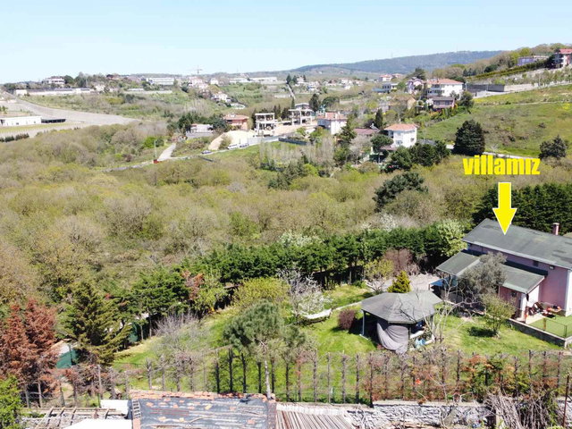 BEYKOZ BAKLACIDA ORMAN K. SATILIK 1111 M2 ARSA IÇINDE VILLA