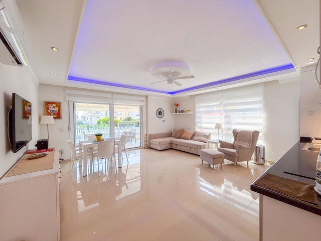 ALANYA KESTEL DENIZE 150M DENIZ MANZ. EŞYALI 1+1 SATILIK DAIRE