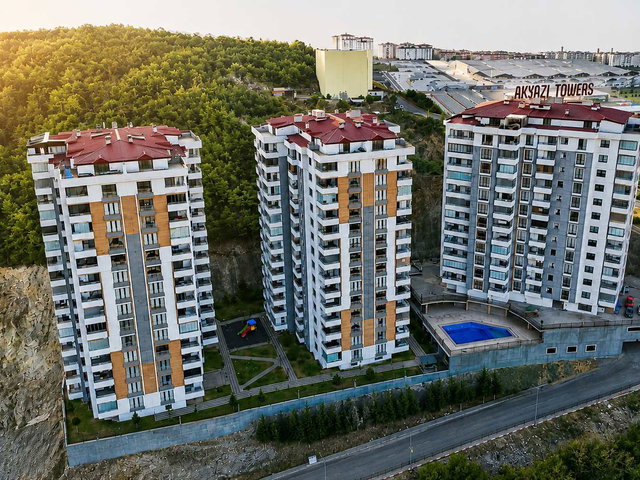 AKYAZI TOWERS'DA KUPON FİYAT!!! HAVUZLU,BAHÇE KULLANIM HAKLI 4+1