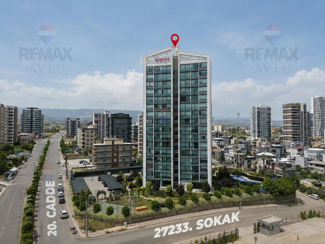 REMAX AVLU'DAN SUADA RESIDENCE’TA SATILIK LÜKS YÜKSEK KAT  5+1 DAİRE