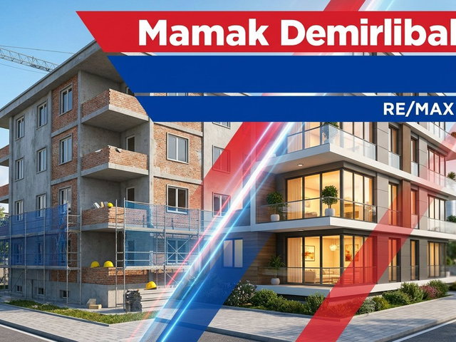 MAMAK DEMIRLIBAHÇE'DE YATIRIMA UYGUN SATILIK 1+1 DAIRE / REMAX ENBATI