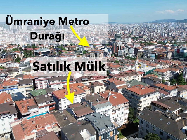 REMAX PANORAMA-BAHÇE KULLANIMLI 2+1 İSKANLI, METRO YAKINI DAİRE