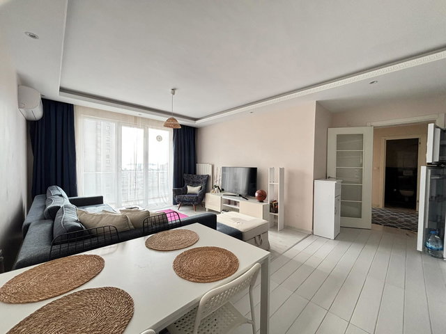 MARMAROOM DA EŞYALI DENİZ MANZ YÜKSEK KİRA GETİRİLİ 2+1 DAİRE