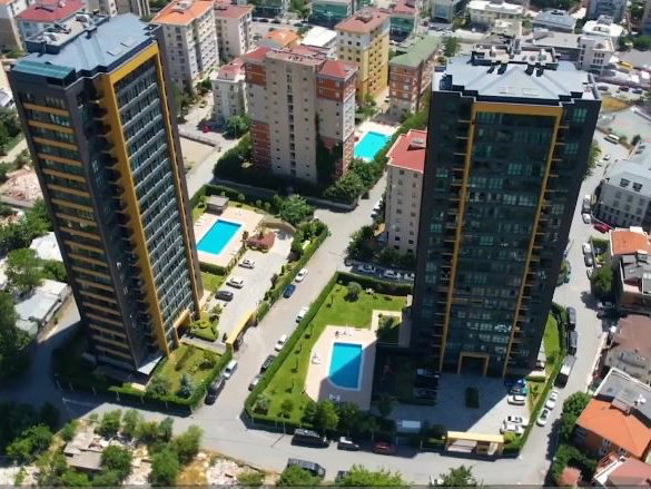 ATAŞEHİR KÜÇÜKBAKKALKÖY ODAKULE REZİDANS ŞEHİR MANZARALI 3+1 SATILIK DAİRE